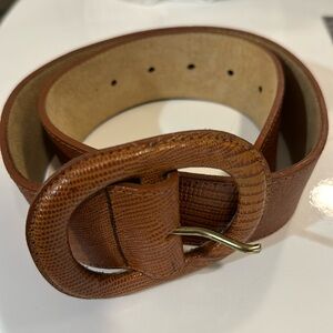 Vintage Cipriani Brown Lizard Belt